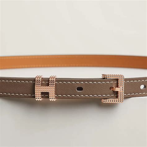 Pop H Guillochee 15 belt 